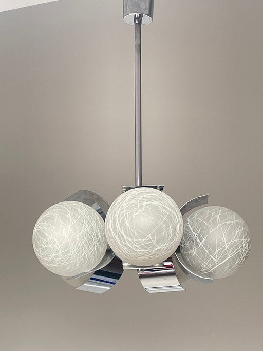 Sputnik Pendant Light Fixture by Szarvasi 1970s