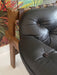 Mid Century Percival Lafer MP 41 Style Leather Armchair