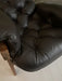 Mid Century Percival Lafer MP 41 Style Leather Armchair