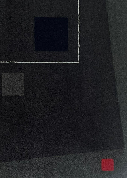 Guy de Lussigny Geometric Abstract Rug / Tapestry for Tisca France