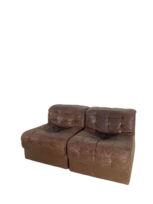 De Sede Leather DS11 Modular Sofa 