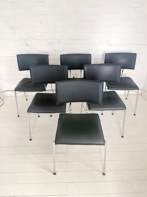 Sparta Leather Chairs by Christoph Hindermann for Dietiker