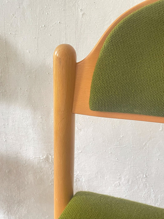 1970s German Beech Wood Dining Chairs