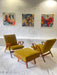 Armchairs with a Footrest by František Jirák for Tatra