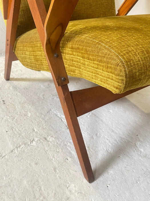 Armchairs with a Footrest by František Jirák for Tatra