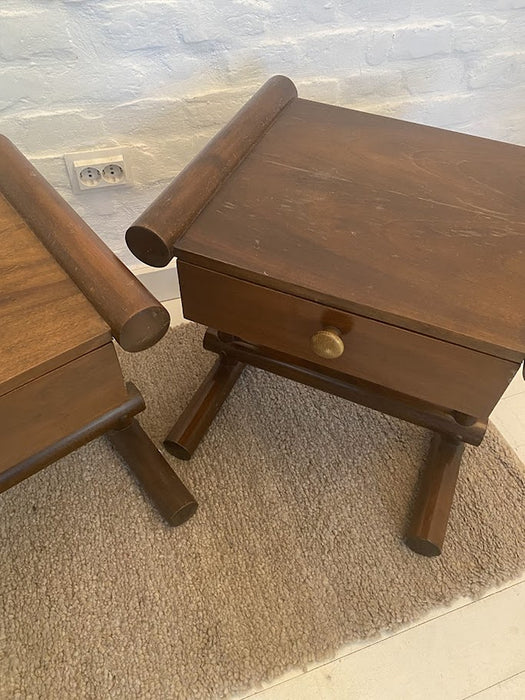 Hungarian Artisan-Designed Drawer Cabinets 70s