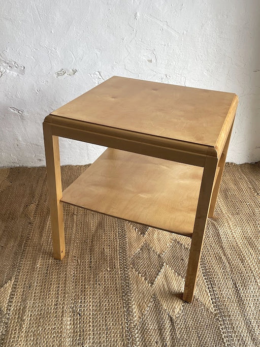 Swedish Modern Maple Side Table, Late 20th Century