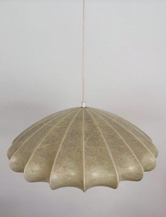 Cocoon Ufo Chandelier by Goldkant Leuchten Germany 1960s