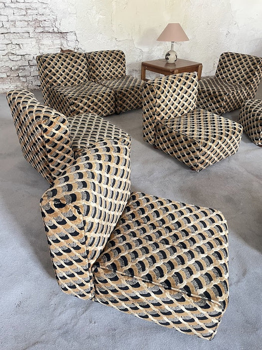Tito Agnoli Inspired Italian Mid-Century Modular Lounge Chair, 1960s