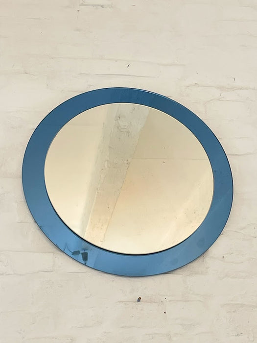 Blue Glass Wall Mirror Italian
