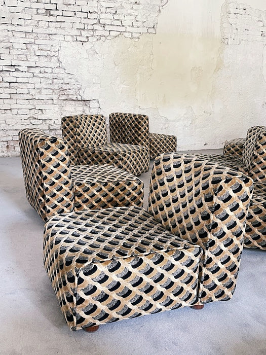 Tito Agnoli Inspired Italian Mid-Century Modular Lounge Chair, 1960s