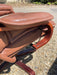 Scandinavian Brown Leather Recliner Lounge Chair with Ottoman, circa 1990