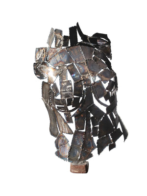 “Jeanne d’Arc” Welded Steel Sculpture József Szabó Trash Works Industrial 2024