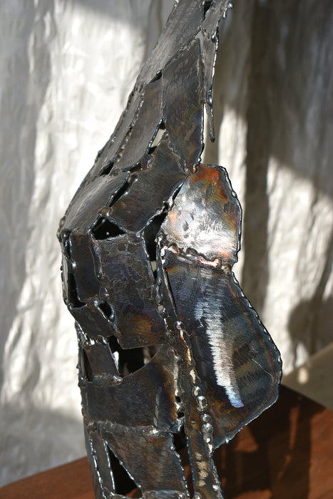 “Jeanne d’Arc” Welded Steel Sculpture József Szabó Trash Works Industrial 2024