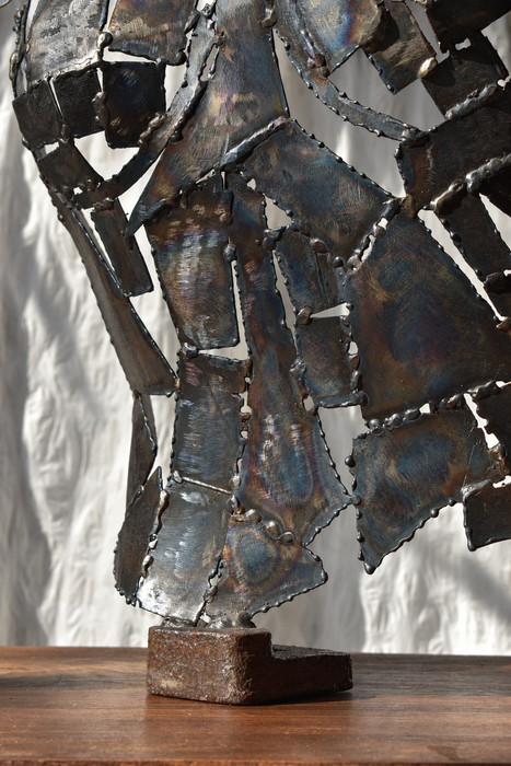 “Jeanne d’Arc” Welded Steel Sculpture József Szabó Trash Works Industrial 2024