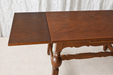 Scandinavian Oak Draw-Leaf Refectory-Style Coffee Table, circa 1960s