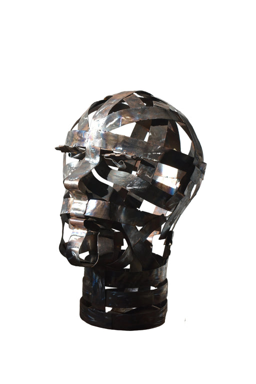 “Kraftwerk” Welded Steel Sculpture József Szabó Trash Works Industrial 2024