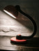 Klaus Hempel V3925/01 Red Desk Lamp for Hustadt Leuchten, Germany 1970s