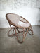 Rare Pair of Japanese Imaeda Rattan Lounge Chairs 1960s