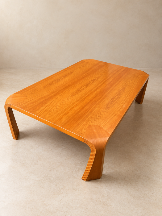 Tendo Mokko “Zataku” Japanese Modern Low Coffee Table 1970s