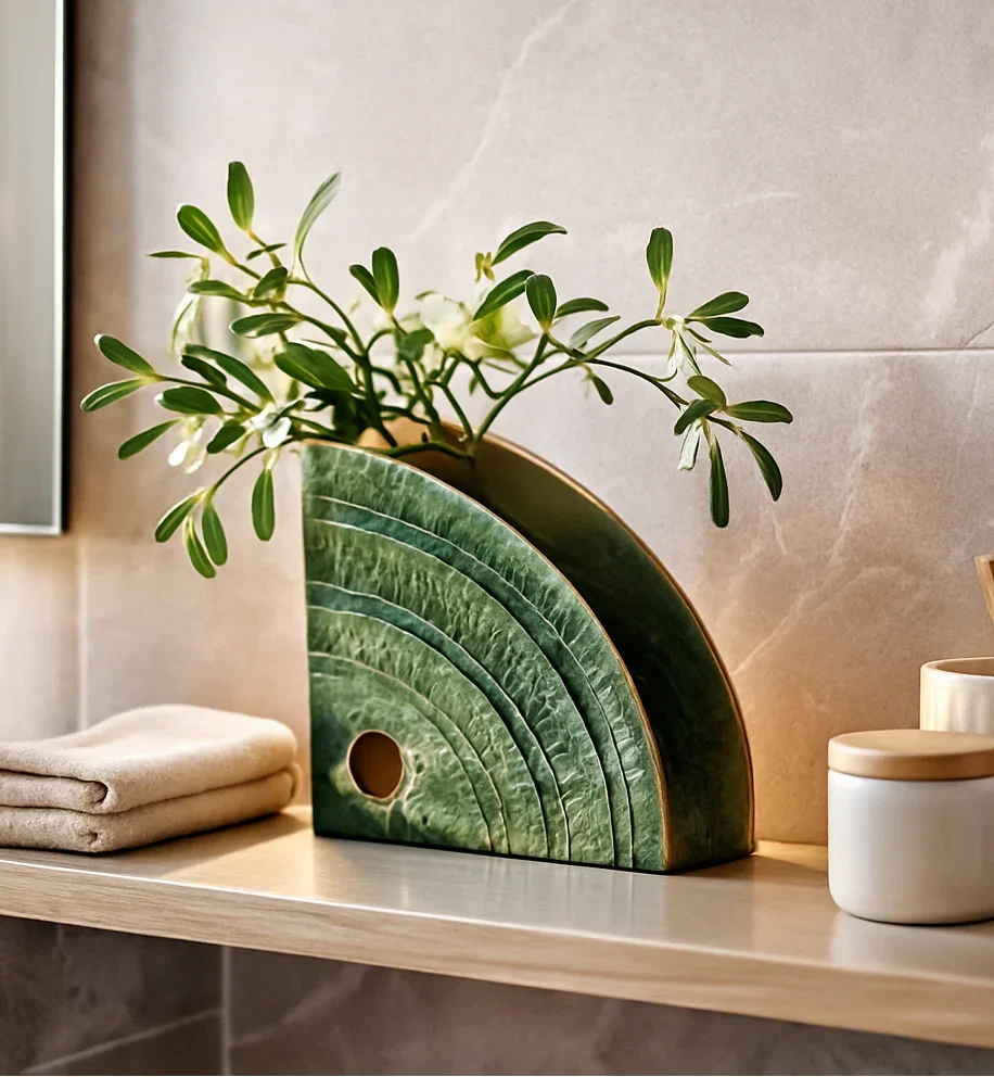 Memphis Style Ceramic Vase modern váza