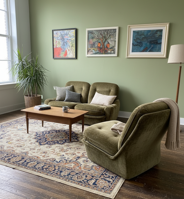 1970s Moduláris társalgógarnitúra, kényelmes ülőgarnitúra