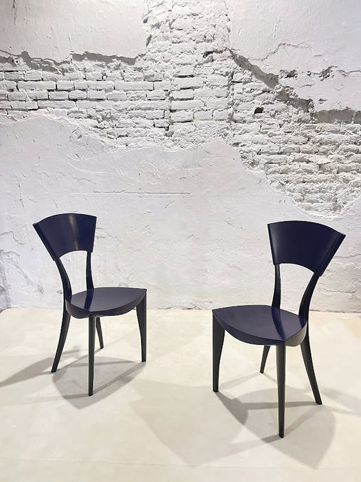 Pair of “Karina” Chairs by J. Mancini & G. Fois-Dorell for Sawaya & Moroni, 1990s