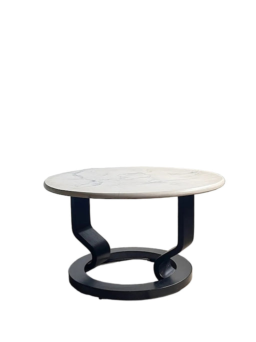 Postmodern Marmorino Coffee Table Swedish Circa 1980s