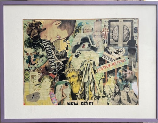 Mixed Media Collage Hungary 1970s