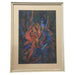 Sz. Kovács Géza “Shaman Dance II” Framed Pastel Painting, Hungary 2001