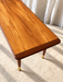Mid-Century Modern Teak Coffee Table with Brass Feet, Sweden circa 1960