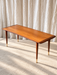 Mid-Century Modern Teak Coffee Table with Brass Feet, Sweden circa 1960