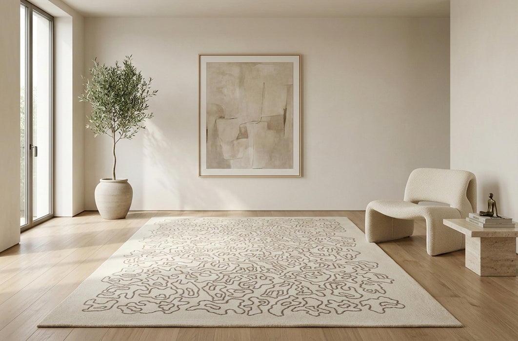 Artisca "Vermont" Hand-Tufted Wool Rug, France 1970s-1980s, 170 × 240 cm