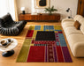 Tisca "Krumi" Hand-Tufted Wool Rug, France 1990s