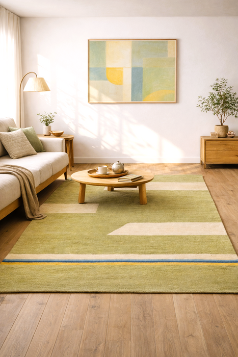 Tisca "Vermont" Hand-Tufted Wool Rug, Switzerland, 1970s-1980s