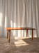 Mid-Century Modern Teak Coffee Table with Brass Feet, Sweden circa 1960