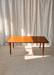 Mid-Century Modern Teak Coffee Table with Brass Feet, Sweden circa 1960
