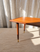 Mid-Century Modern Teak Coffee Table with Brass Feet, Sweden circa 1960