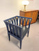 Art Nouveau Blue' Armchair by Eliel Saarinen 1980s