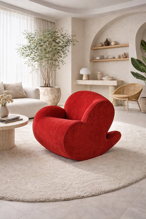 Ron Arad Soft Heart Lounge Rocking Chair Moroso Italy 1990s