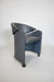 Italian Leather Armchair on Casters by Matteo Grassi