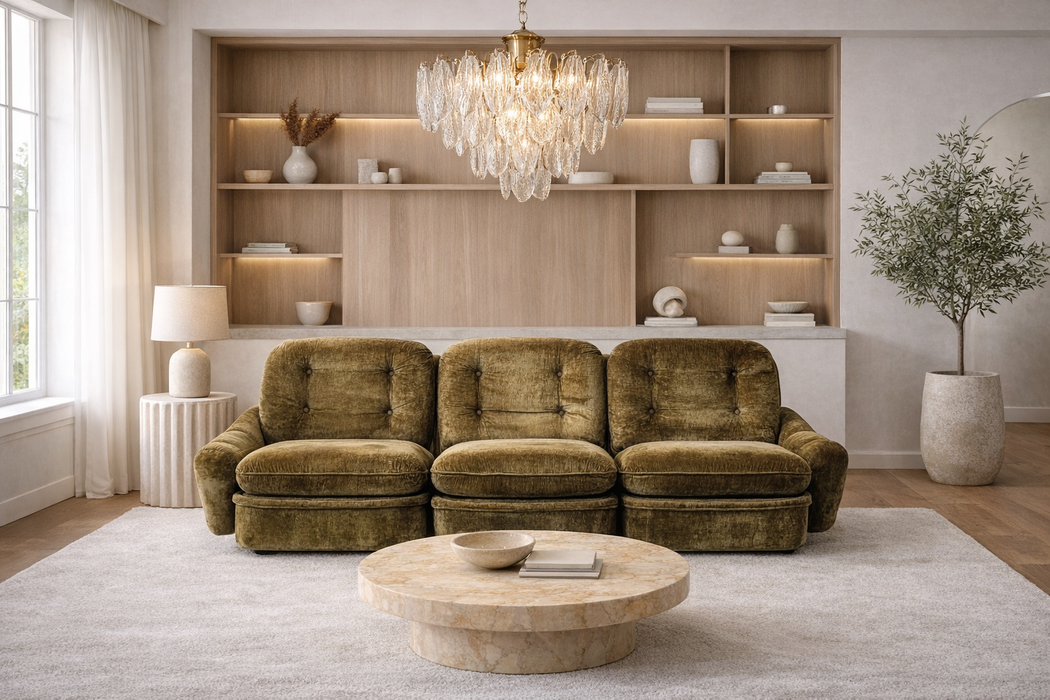 Sofa Set 'Orchidée' design by Michel Cadestin for Airborne