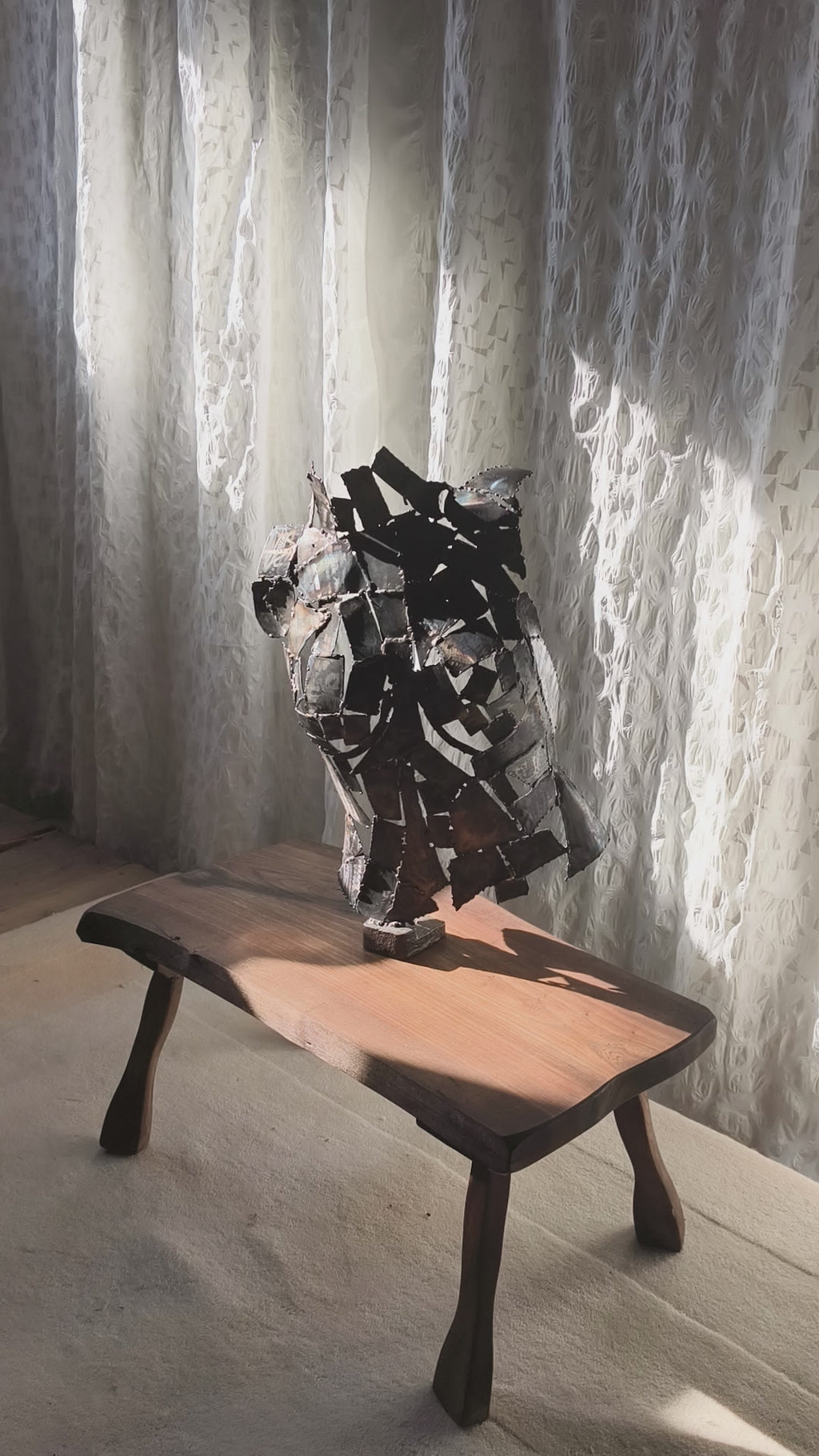 “Jeanne d’Arc” Welded Steel Sculpture József Szabó Trash Works Industrial 2024