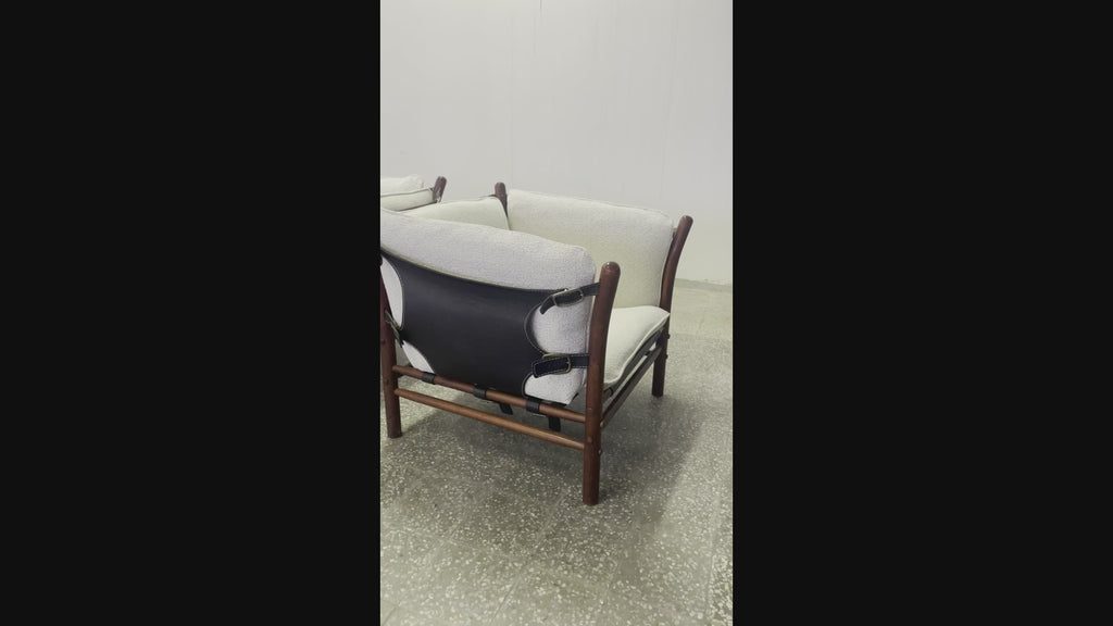 Ilona Lounge Chairs by Arne Norell 1970