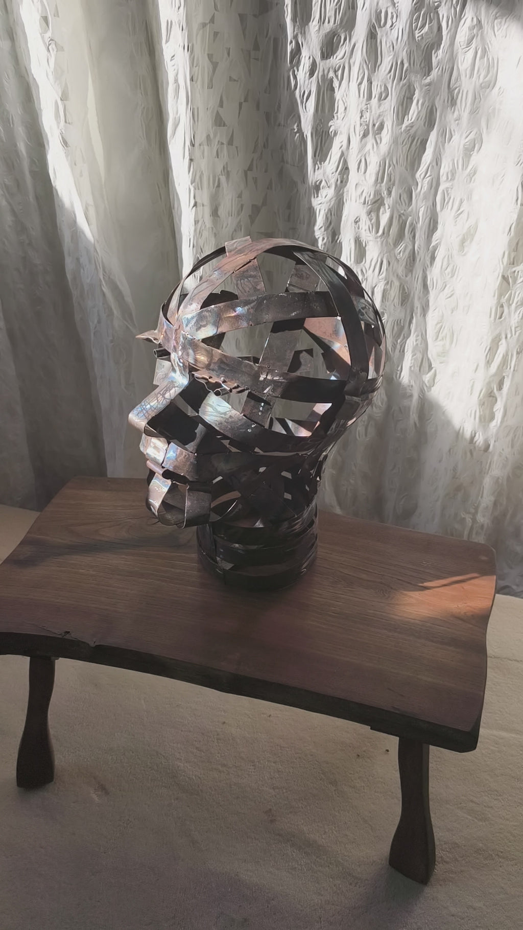 “Kraftwerk” Welded Steel Sculpture József Szabó Trash Works Industrial 2024