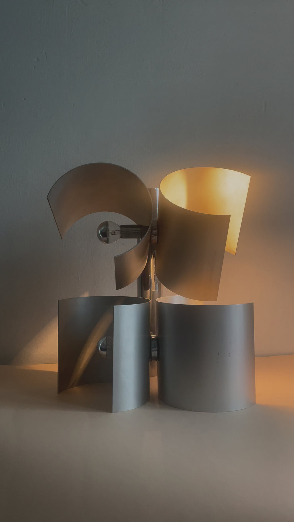 Wall Lamp by Nucleo Sormani 1970s