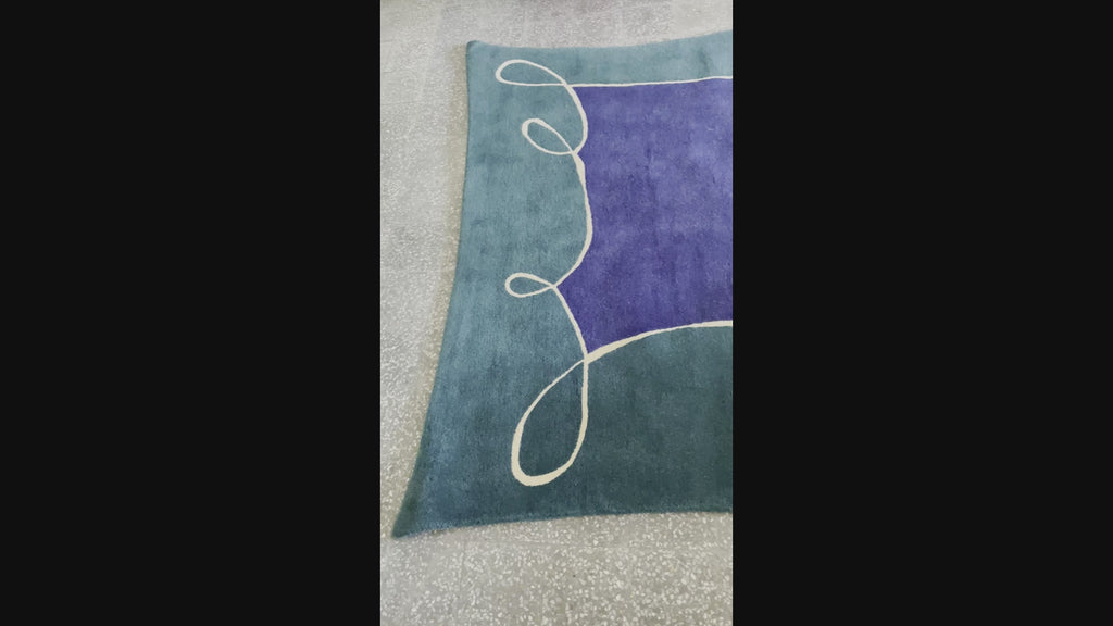 Large Hand Tufted Wool Rug by Tisca