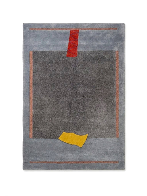  During the late 20th century Tisca France became known for bold abstract wool rugs