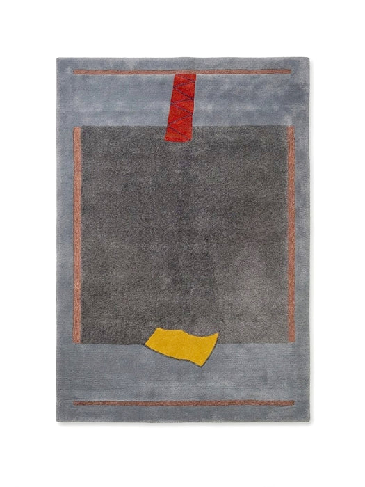  During the late 20th century Tisca France became known for bold abstract wool rugs