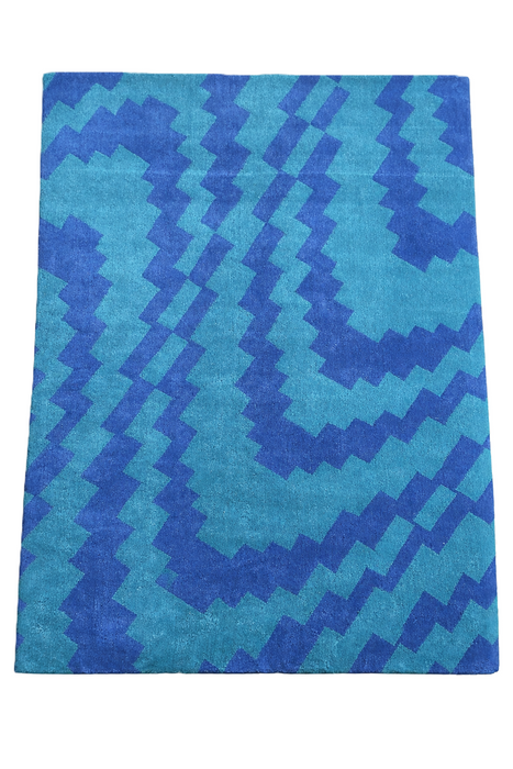 TISCA “LEON” Hand-Tufted Wool Rug – Design by Ulrike Sarvari  France, 1990s